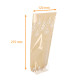 Christmas food bag with rigid bottom pack of 100, 120x275mm, Jute Noël, 100% recyclable