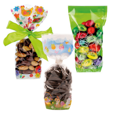 Sac Fond Carton Joyeuses Pâques