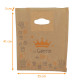 Tasche "Galette des rois" aus Kraft 35+3x41cm ingraissables kraft brun "Farandole des Rois", Karton mit 50 Stück