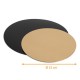 GOLD/ BLACK cardboard disc ø 32 cm, pack of 100