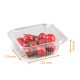 Bandejas rectangulares - Optipack 250 cc, 125x113x42mm, Caja de 600