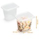 Rechteckige Schale (separater Deckel) Serie 621 - Pratipack 500 gr, Karton mit 1000 Stück