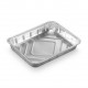 Aluminium dishes 227x178x30mm, 1 compartment, pack of 100