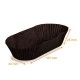 Black pleated box n° 88 (base: 105 x 40mm, height 25mm), pack of 1000