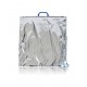 Borsa isotermica 40+4/4x50cm metallici da 20 litri manici rigidi con punte, scatola da 100